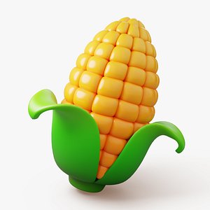 3D Stylized Corn