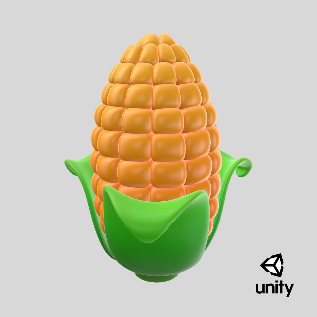 3D Stylized Corn - TurboSquid 2400803