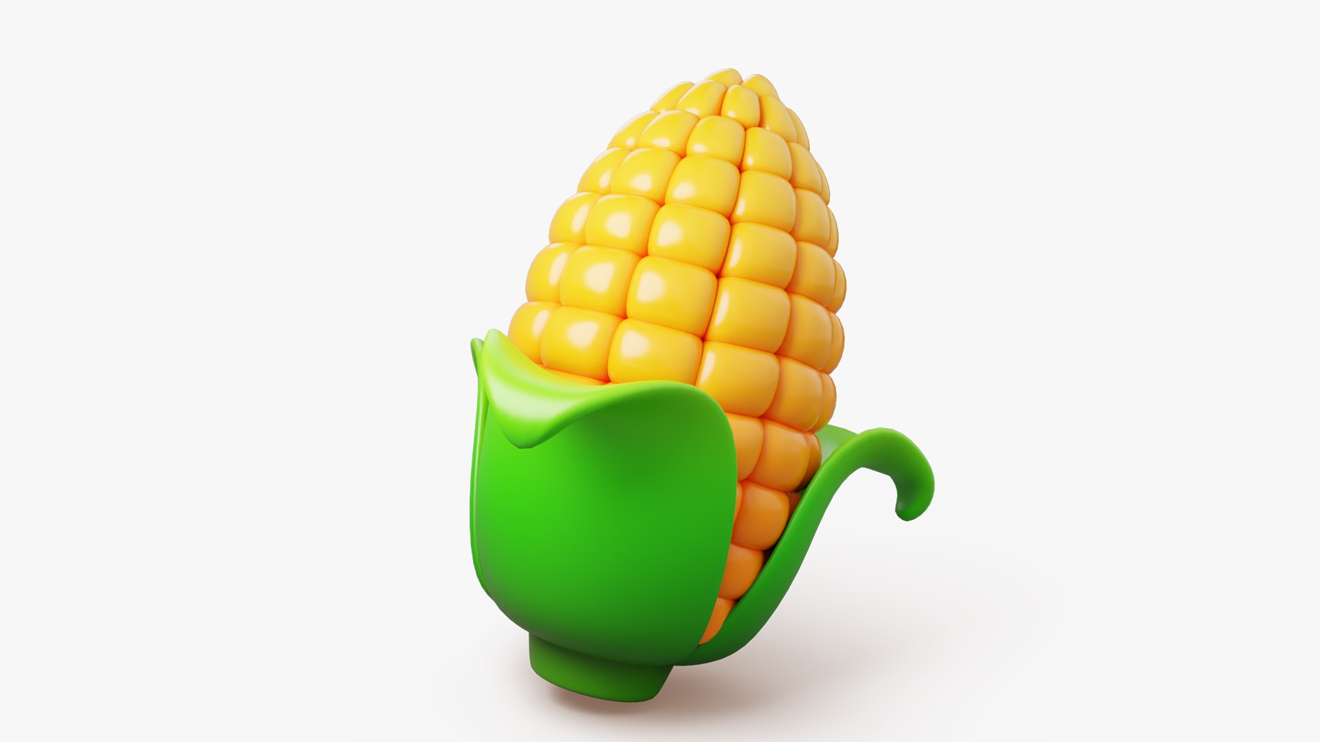3D Stylized Corn - TurboSquid 2400803