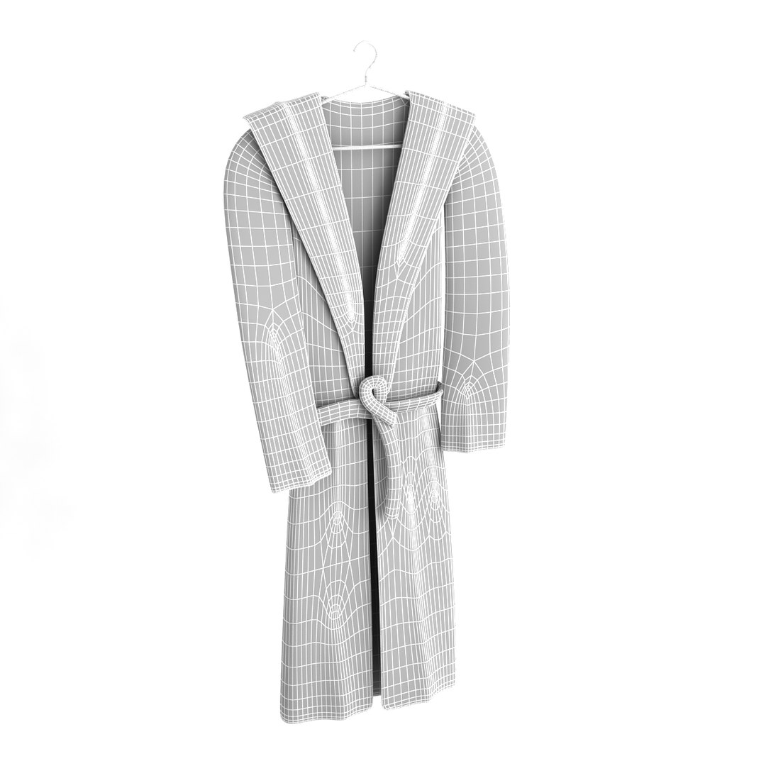 3ds max bath robe