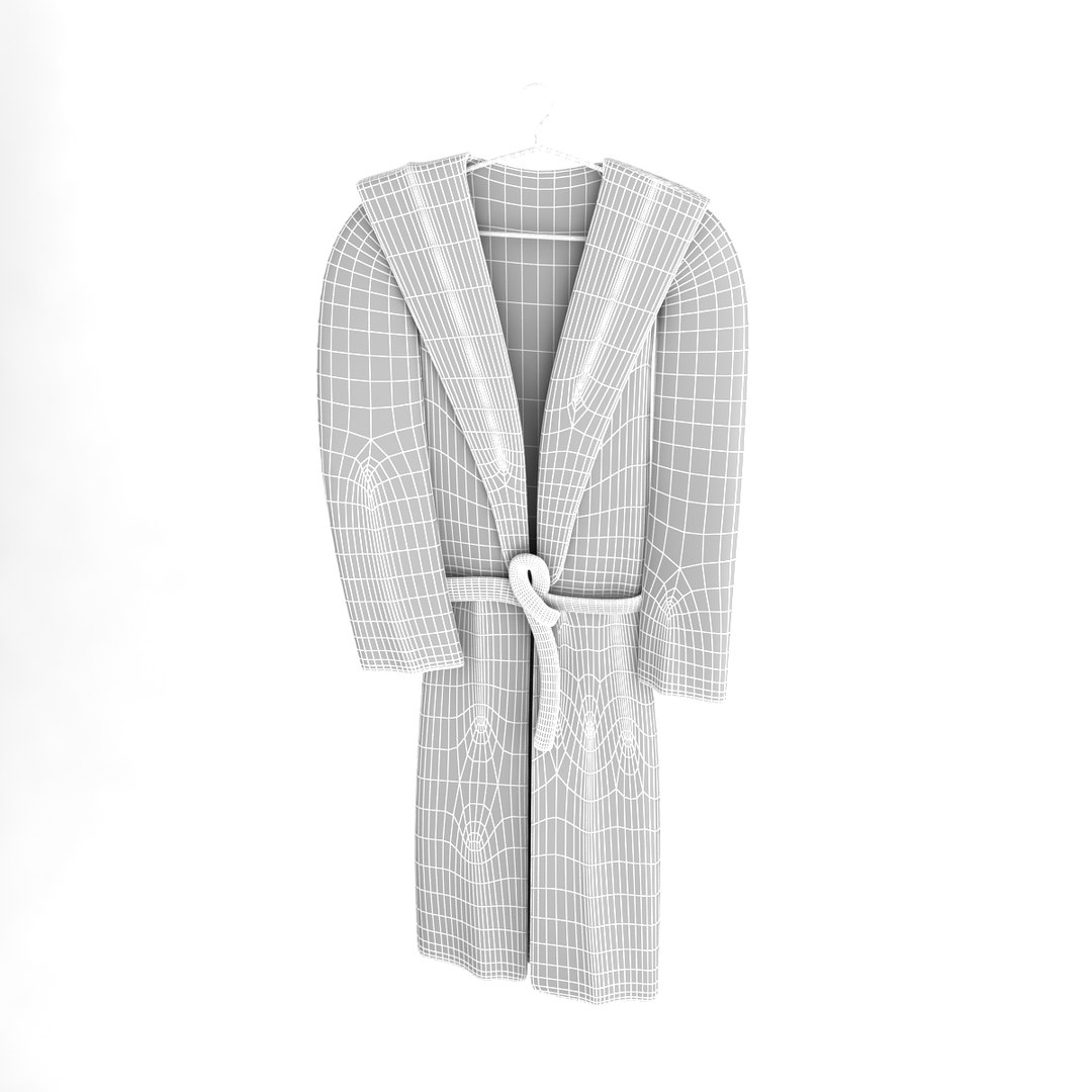 3ds max bath robe
