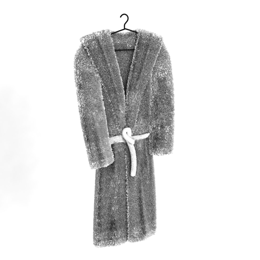 3ds max bath robe
