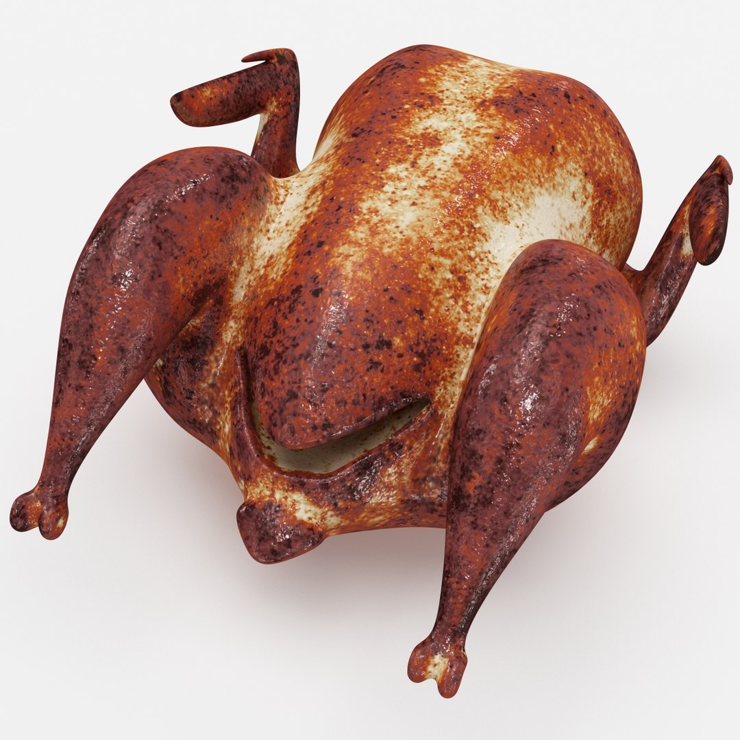 Rotisserie Chicken 3d Model