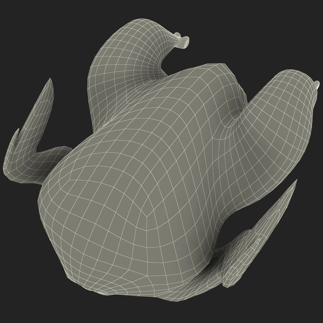 Rotisserie Chicken 3d Model