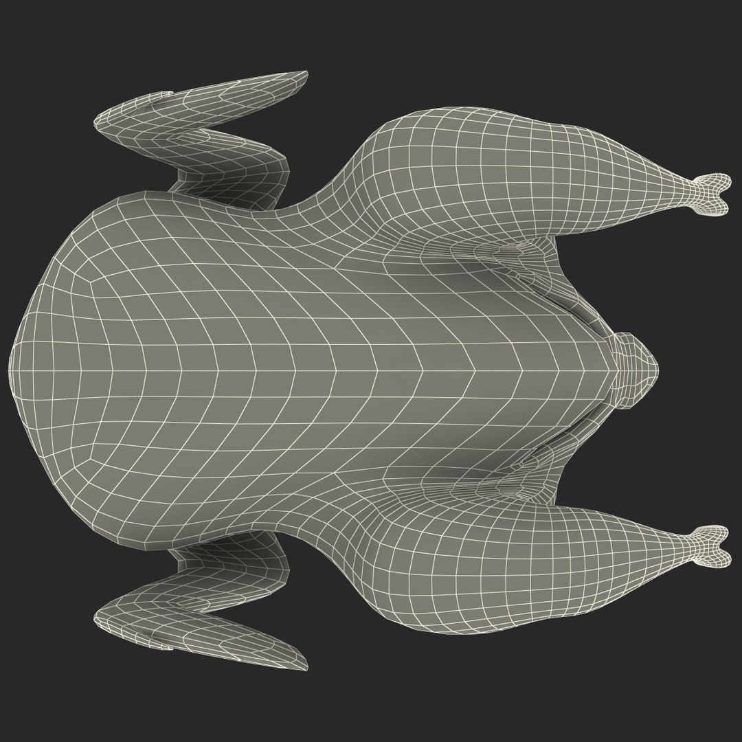 Rotisserie Chicken 3d Model