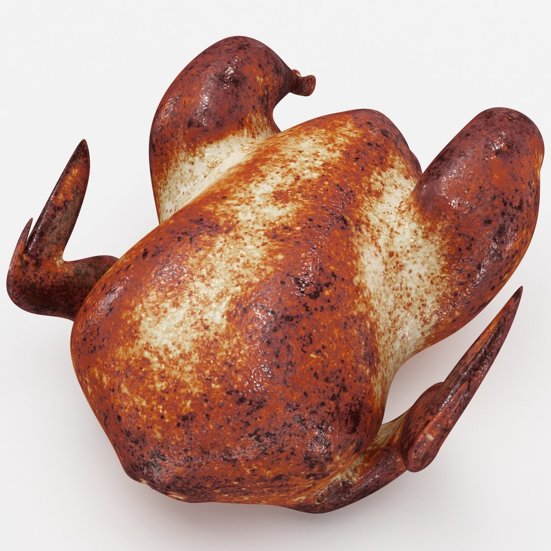 Rotisserie Chicken 3d Model