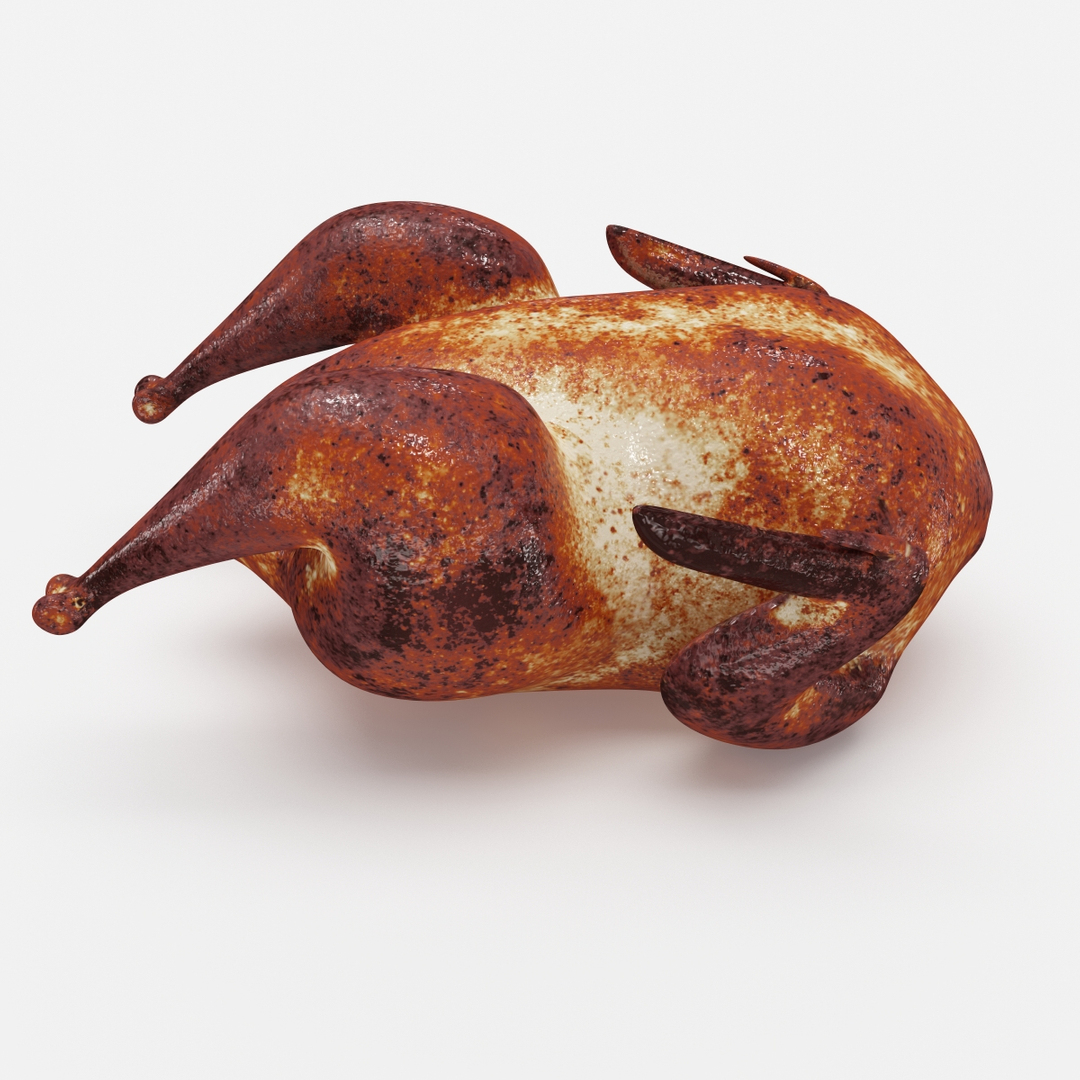 Rotisserie Chicken 3d Model