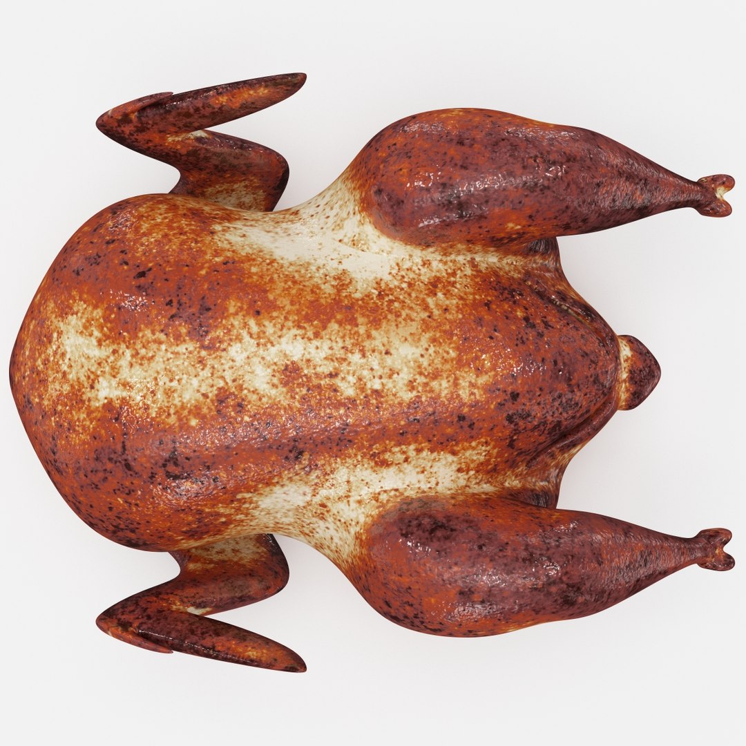 Rotisserie Chicken 3d Model