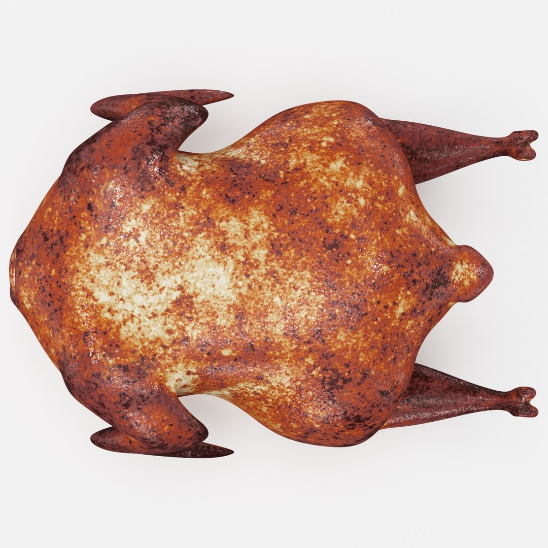 Rotisserie Chicken 3d Model