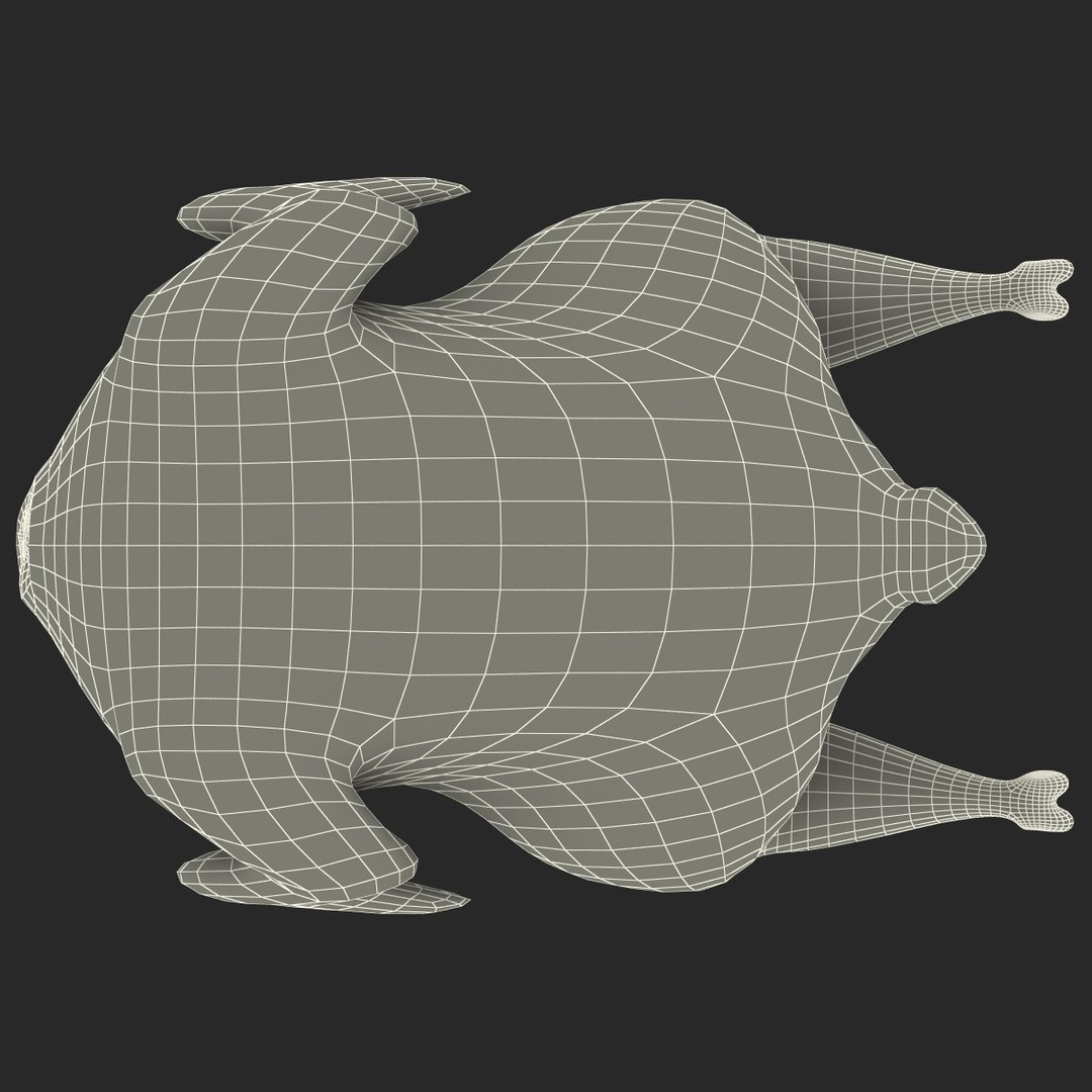 Rotisserie Chicken 3d Model