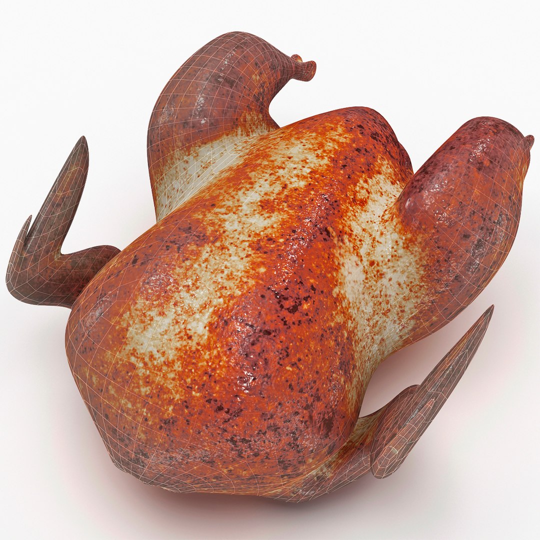 Rotisserie Chicken 3d Model