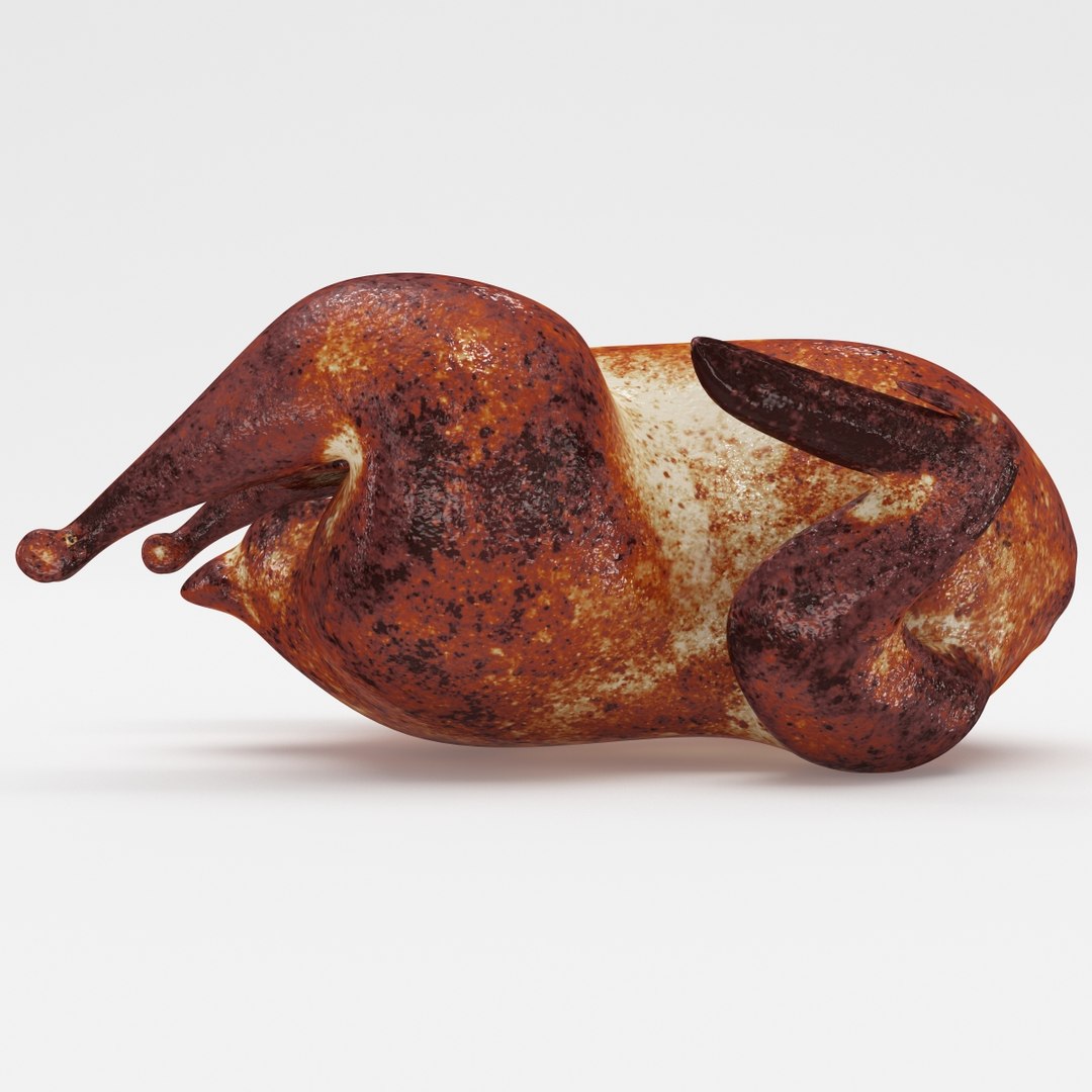 Rotisserie Chicken 3d Model