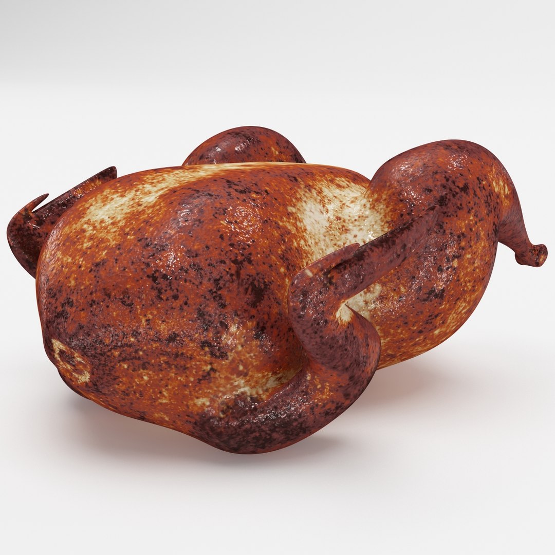 Rotisserie Chicken 3d Model