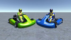3D player kart kar model