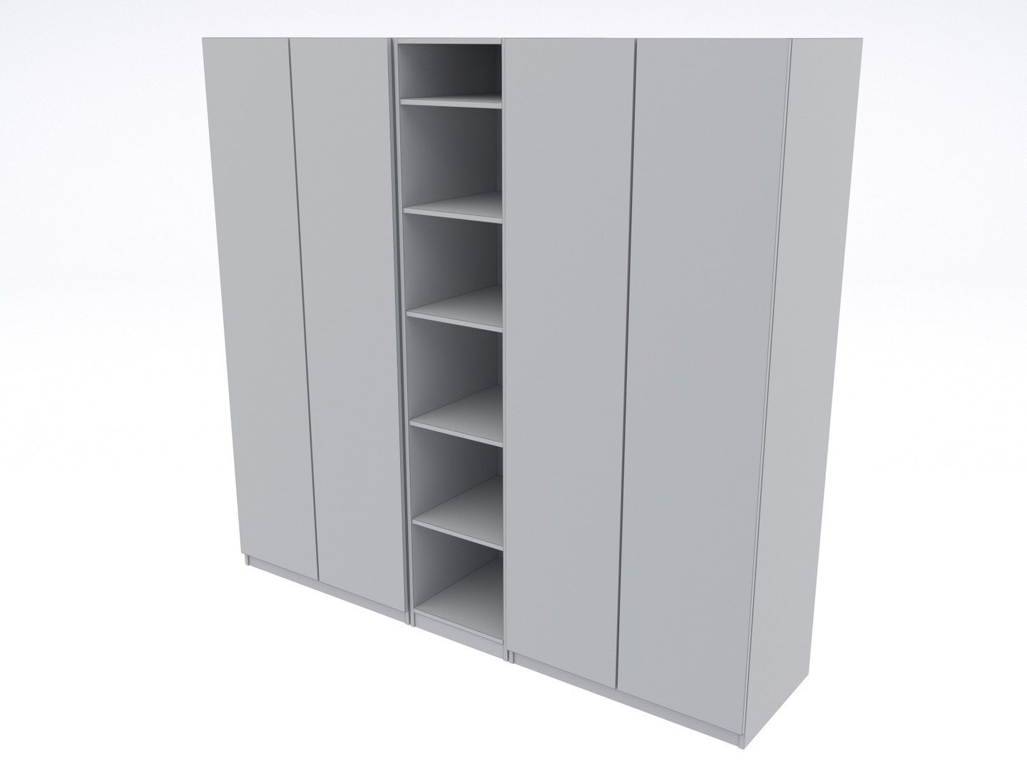 Interior Pax Wardrobe 3D Model TurboSquid 1443498   Pax6 