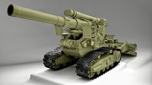 3d model russian howitzer m1931
