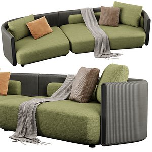 Minotti Bezier Cord Outdoor 3D