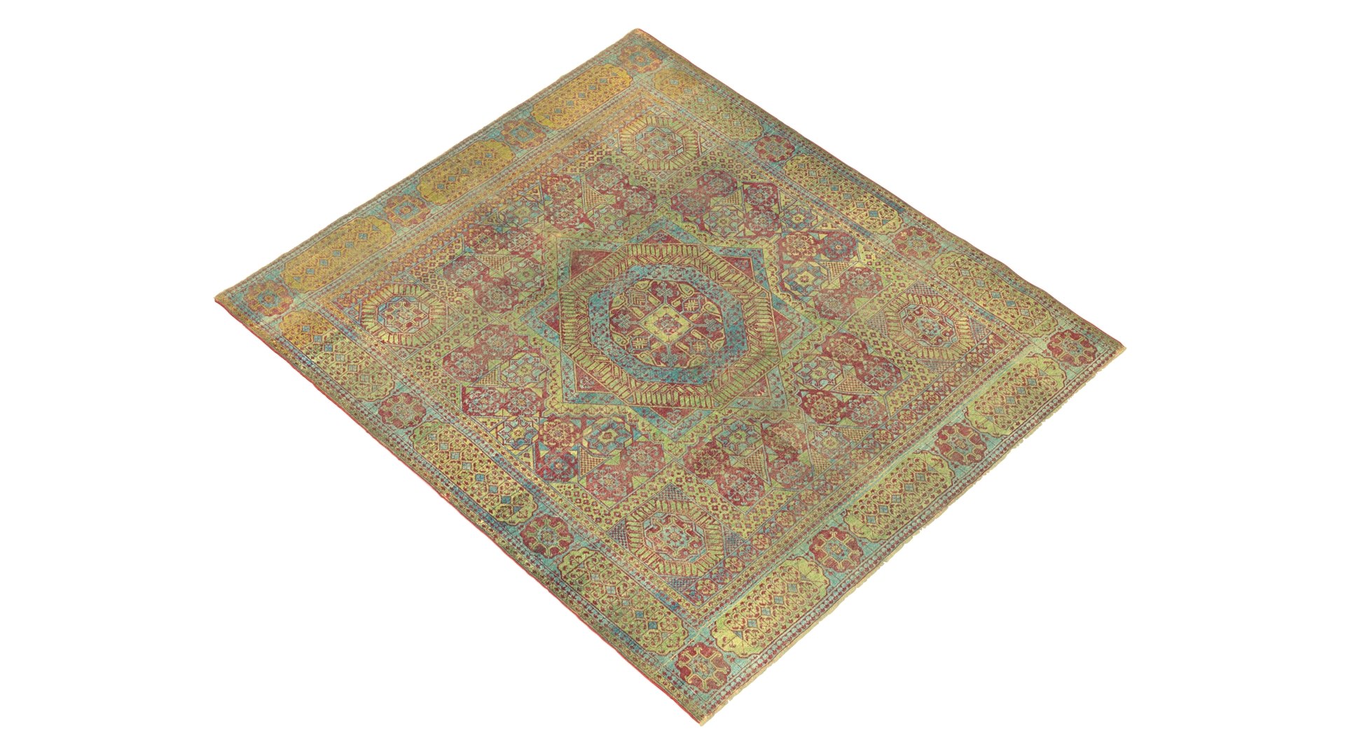 Antique Egypt Carpet 3D Model TurboSquid 2044909