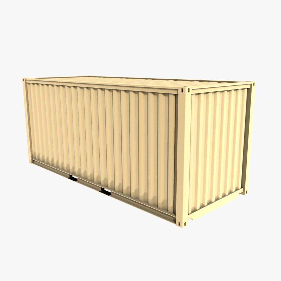 3d Obj Office Container