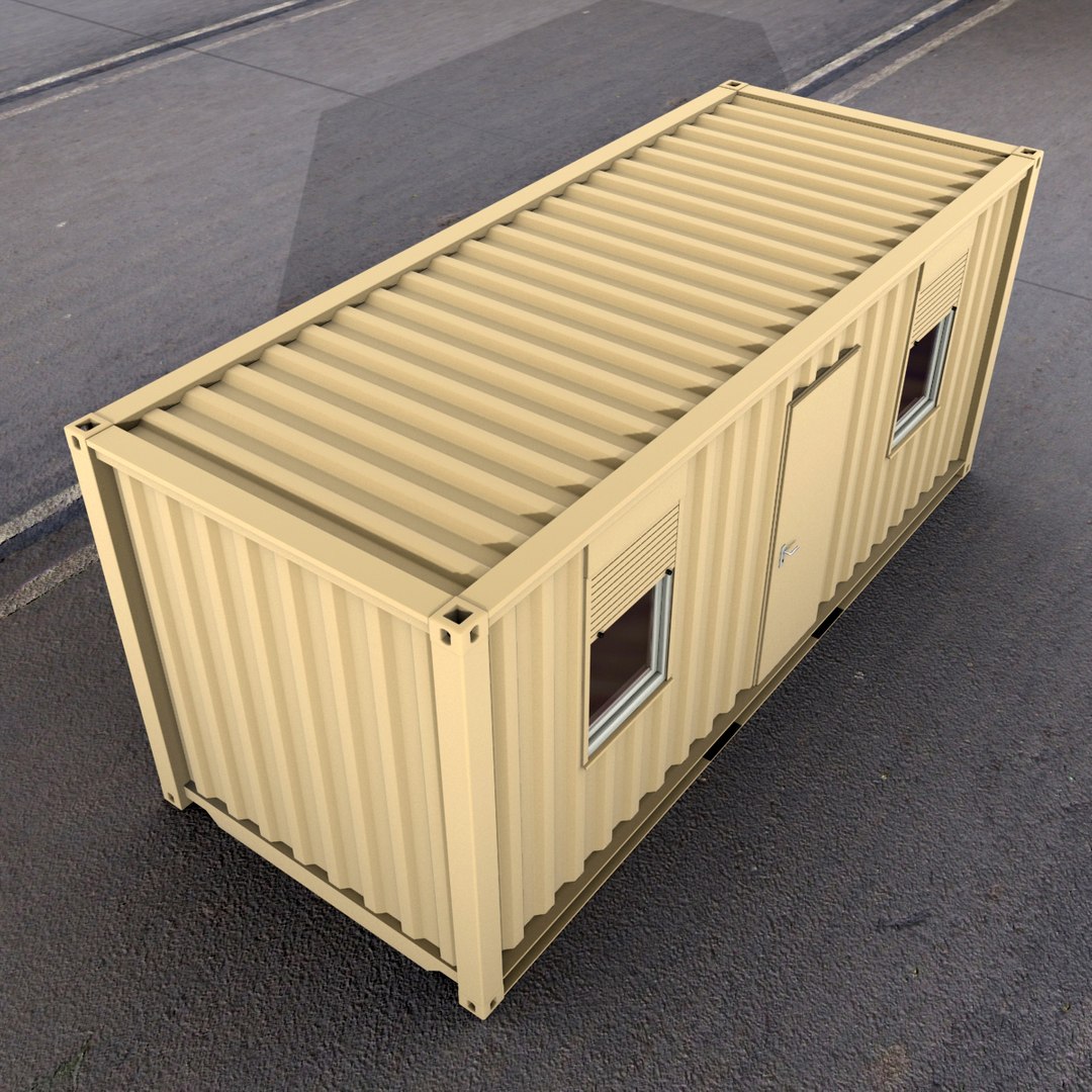 3d Obj Office Container