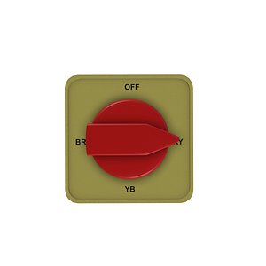 3D Knob Switch model