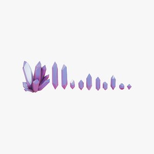Crystal Pack - 10 in 1 3D model