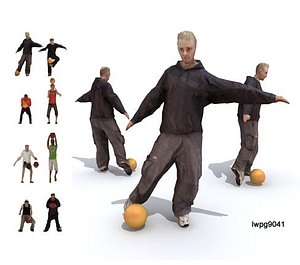 3d people character model