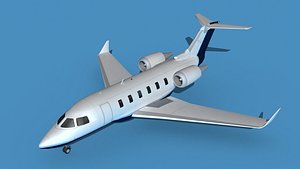 Bombardier CL604 Challenger V05 3D model