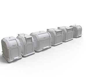 garbage container 3D model