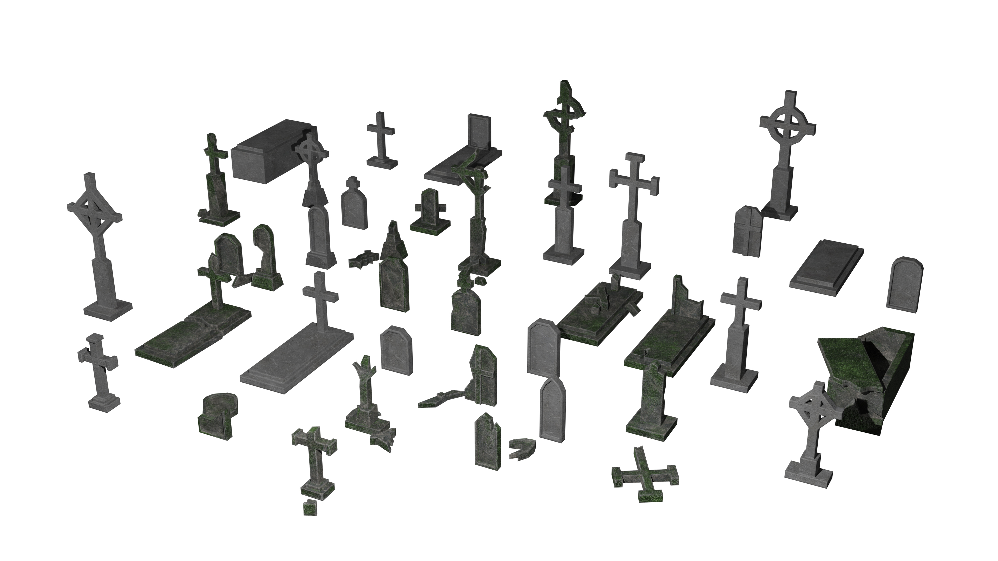 3d-gravestones-old-asset-model-turbosquid-1705090