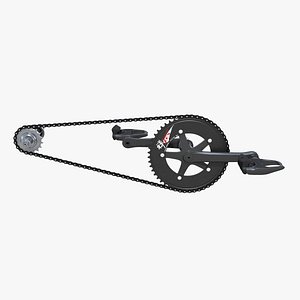 Bicycle Chain with Pedals