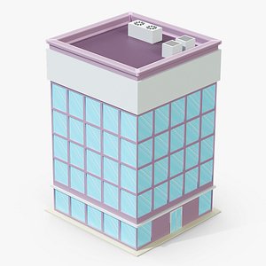 3D Cartoon Business Centre Building