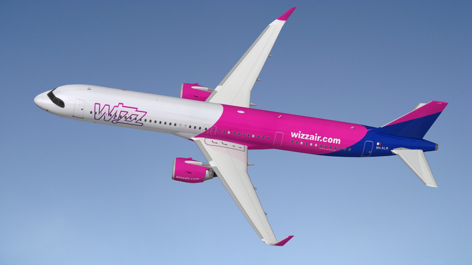 3D Airbus A321 XLR Wizz Air - TurboSquid 2162331