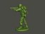 American soldier ww2 Shoot Stand A2