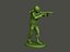 American soldier ww2 Shoot Stand A2