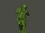 American soldier ww2 Shoot Stand A2