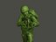 American soldier ww2 Shoot Stand A2