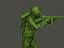 American soldier ww2 Shoot Stand A2