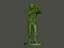 American soldier ww2 Shoot Stand A2