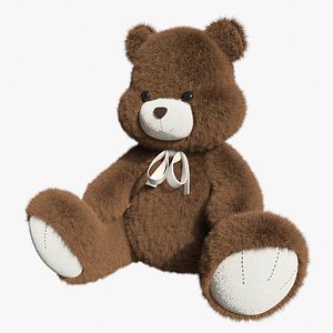 Bear toy brown 02