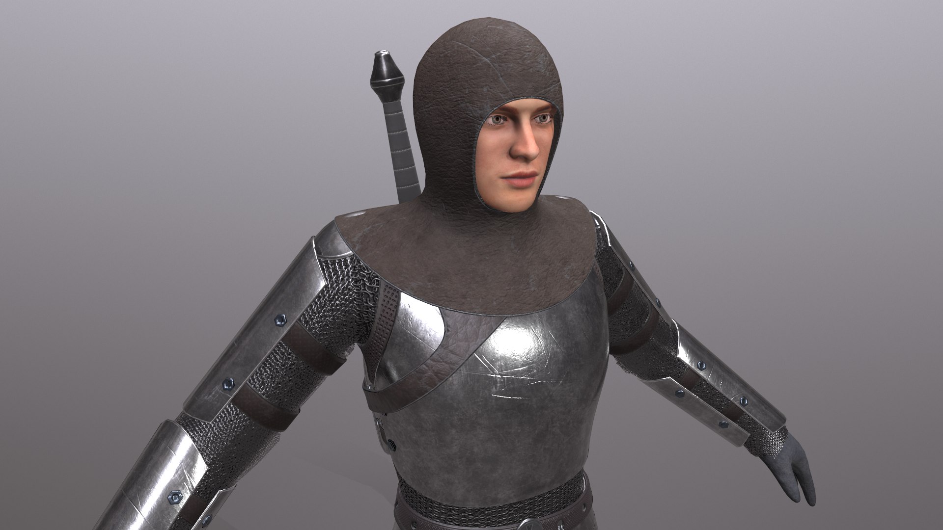 Knight Male Character Model - TurboSquid 1666527