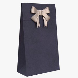 3D model gift paper bag