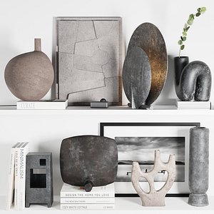 Decorative set 8 3D
