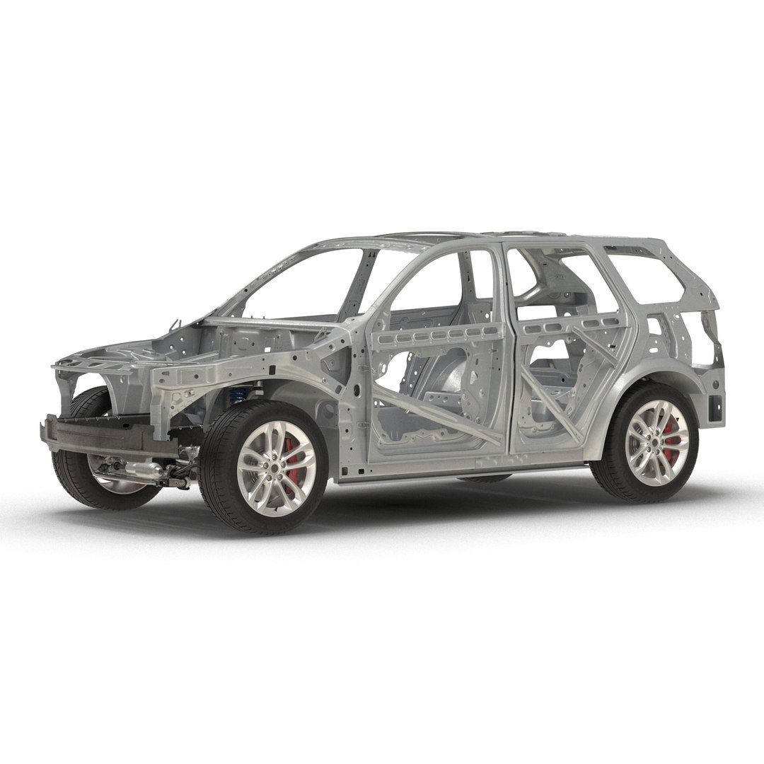 SUV Frame with Chassis Rigged 2 for Maya 3D model preview