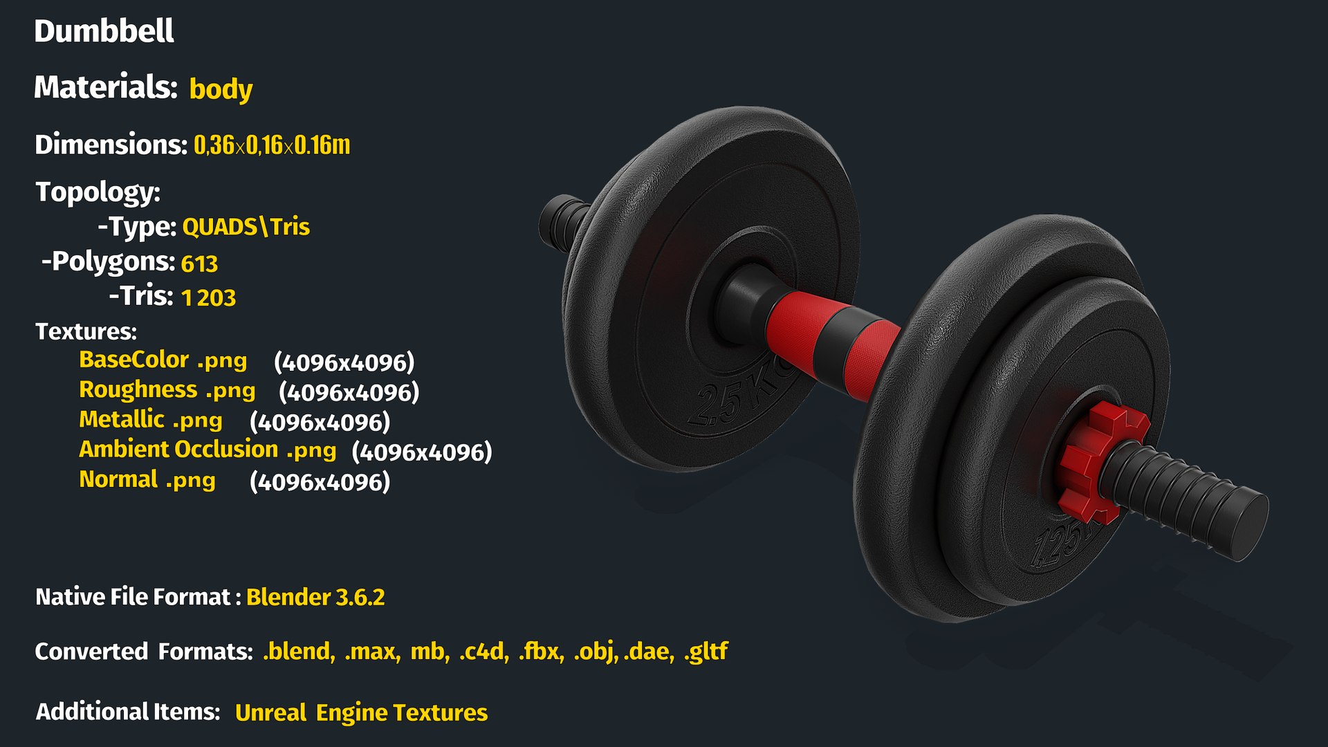 Dumbbell 3D model https://p.turbosquid.com/ts-thumb/Ro/KOZepW/Ip/info/png/1698437741/1920x1080/fit_q87/00eed48064517687bbae92cc64de27350060853a/info.jpg