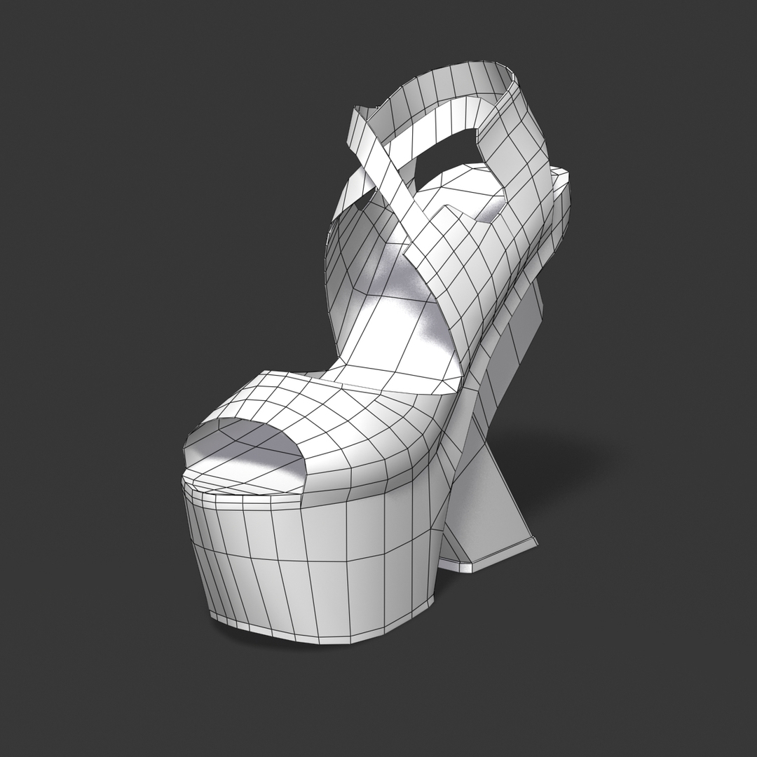 3d female heel