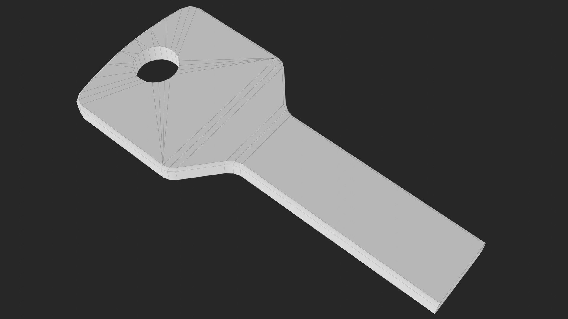 3D Key-Shaped USB Flash Drive Model - TurboSquid 2119613