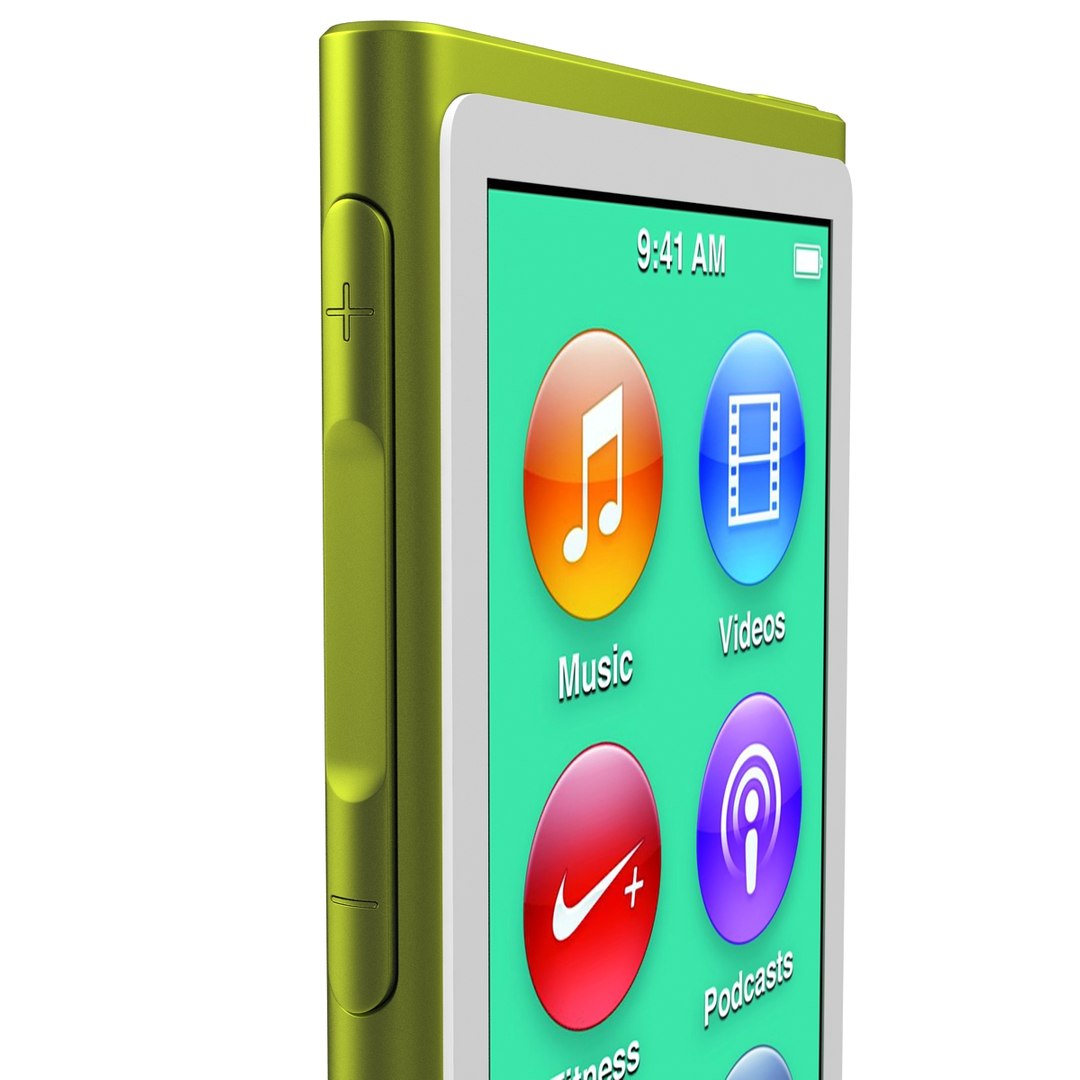 3ds Max Ipod Nano Lime