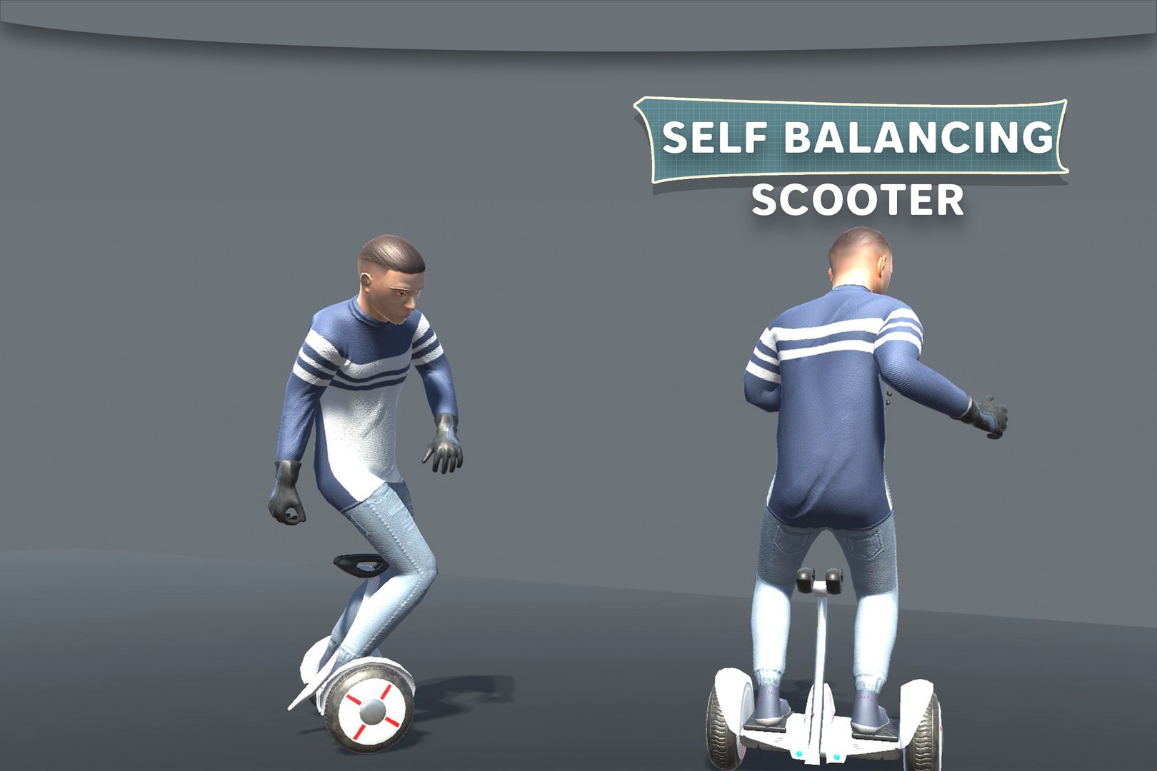 3D Self Balancing Transporter Animations - TurboSquid 1931942