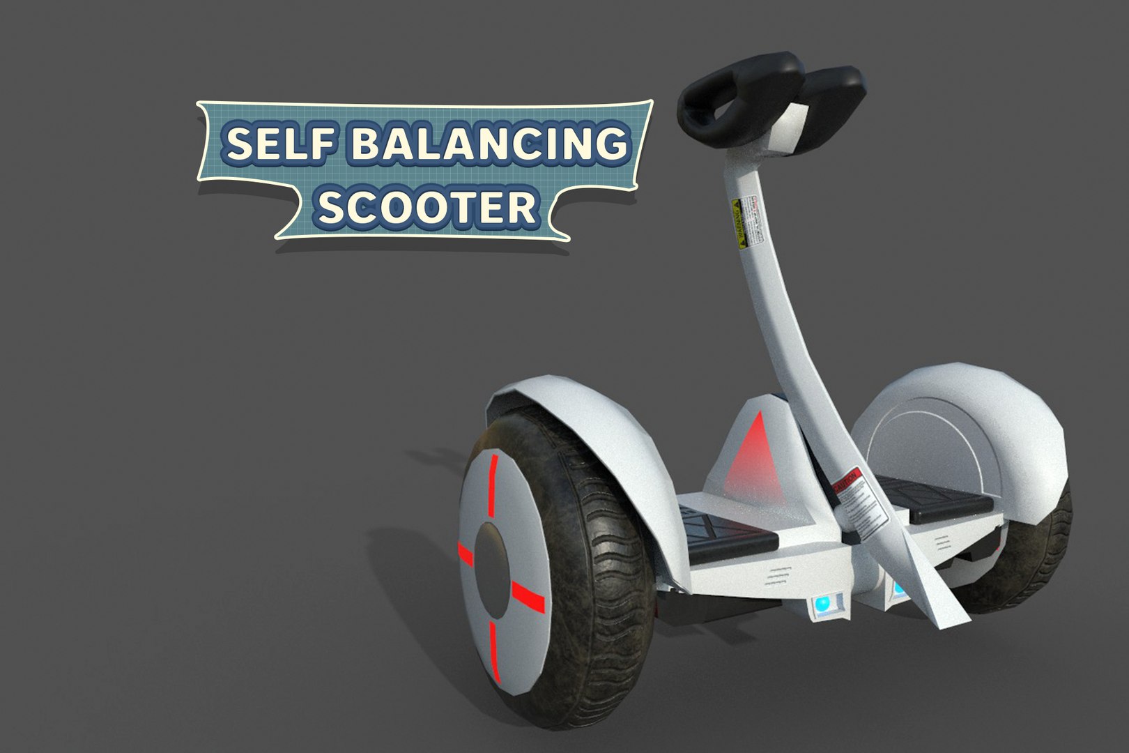 3D Self Balancing Transporter Animations - TurboSquid 1931942